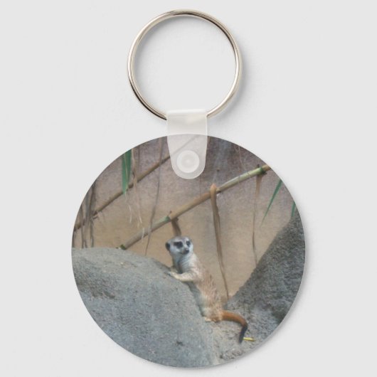 Peerkat Meerkat Sleutelhanger (Voorkant)