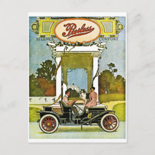 Peerless Motor Company  Klassieke auto AD Briefkaart