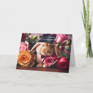 peetdochter Valentijnsdag Schattige Bunny Kaart