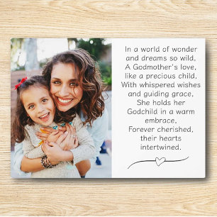 Peetmoeder en kind Custom Plaque met Ezel Fotoplaat