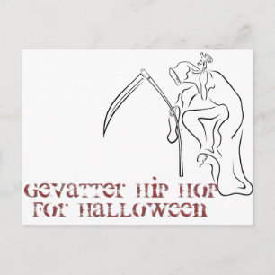 Peetoom / Godfather / HIP HOP voor Halloween Briefkaart
