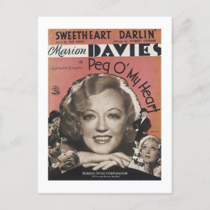 Peg O My Heart Songbook Hoesje Briefkaart