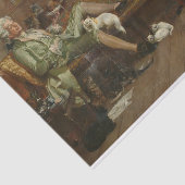 Peg Woffington Bezoek een eccentrifuge Lover Tissuepapier (Detail)