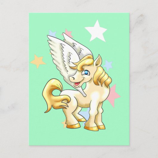Pegasus Briefkaart (Voorkant)