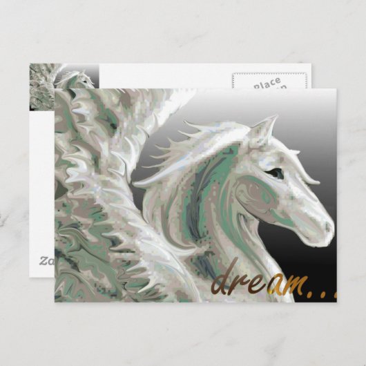 Pegasus Briefkaart (Voorkant / Achterkant)
