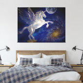 Pegasus Canvas Afdruk (Insitu (Slaapkamer))
