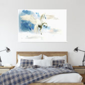 Pegasus Canvas Afdruk (Insitu (Slaapkamer))
