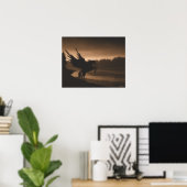 Pegasus Canvas afdrukken Poster (Thuiskantoor)