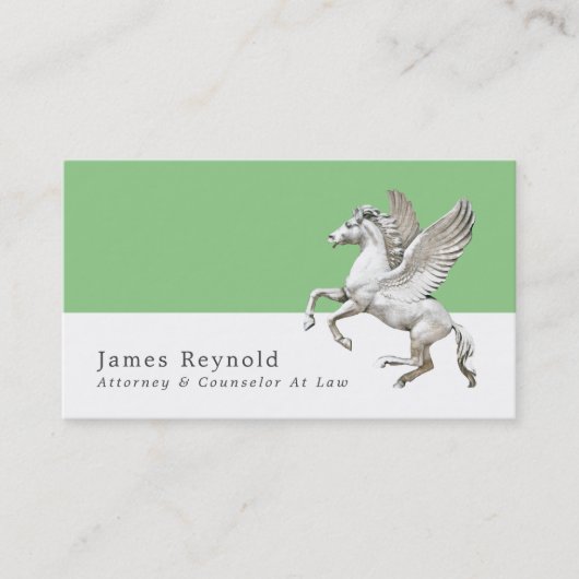 Pegasus, Carte de visite juridique (Devant)