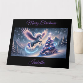Pegasus Christmas Fantasy Kaart