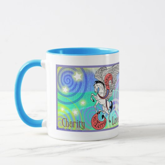 Pegasus Christmas Mug (Gauche)