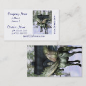 Pegasus dans des cartes de visite de forêt (Devant / Derrière)