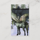 Pegasus dans des cartes de visite de forêt (Dos)