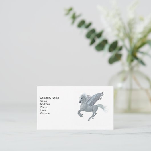 Pegasus décolle le Carte de visite (Debout devant)