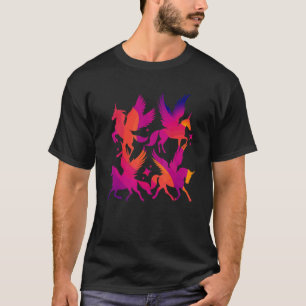 Pegasus Eenhoorns Paarden Mythische Wezens Pegasos T-shirt