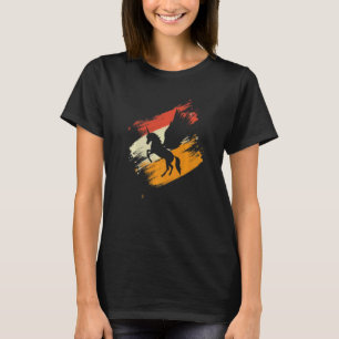 Pegasus Eenhoorns Paarden Retro Pegasos Meisjes Ki T-shirt