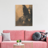Pegasus en Bellerophon Canvas Afdruk (Insitu (Woonkamer))