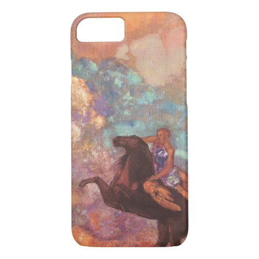 Pegasus en de Muse van Odilon Redon Case-Mate iPhone Case (Achterkant)