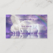 Pegasus en unicorn visitekaartje (Voorkant)