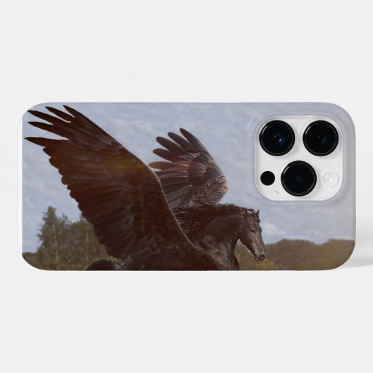 Pegasus en vol iPhone / coque ipad (Verso (horizontal))