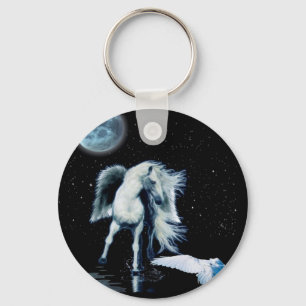 PEGASUS- EN WITTE RAVEN Collectie Sleutelhanger