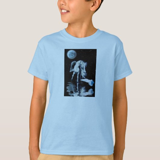 PEGASUS- EN WITTE RAVEN Collectie T-shirt (Voorkant)