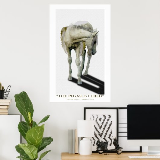 "PEGASUS ENFANT" Poster d'art (Bureau à domicile)