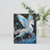 Pegasus Fantasy Art Briefkaart (Staand voorkant)