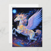 Pegasus Fantasy Art Briefkaart (Voorkant / Achterkant)