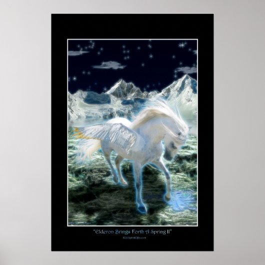 PEGASUS Fantasy Book Art Poster II (Voorkant)