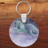 Pegasus Galloping through Storm Clouds Sleutelhanger (Voorkant)