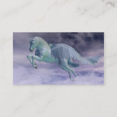 Pegasus Galloping through Storm Clouds Visitekaartje (Achterkant)