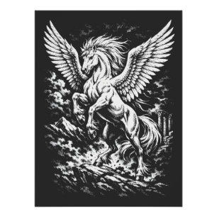 Pegasus — Gevleugelde Bode van de Storm Perfect Poster
