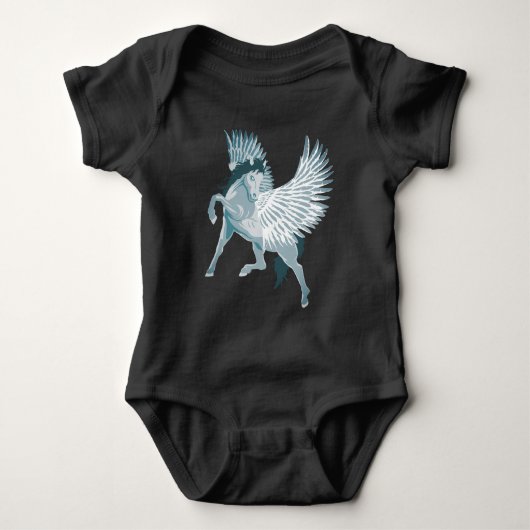 Pegasus Griekse mythologie schinged paard Romper (Voorkant)