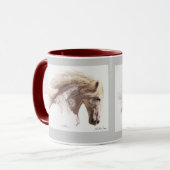 PEGASUS HENGST HORSE Fantasy Art Mok (Voorkant links)