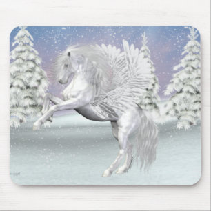 Pegasus, het gevleugelde paard. muismat
