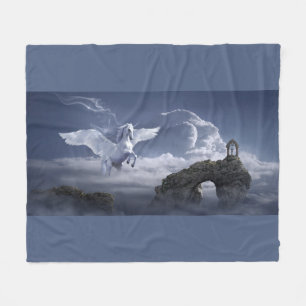 Pegasus in vlucht fleece deken