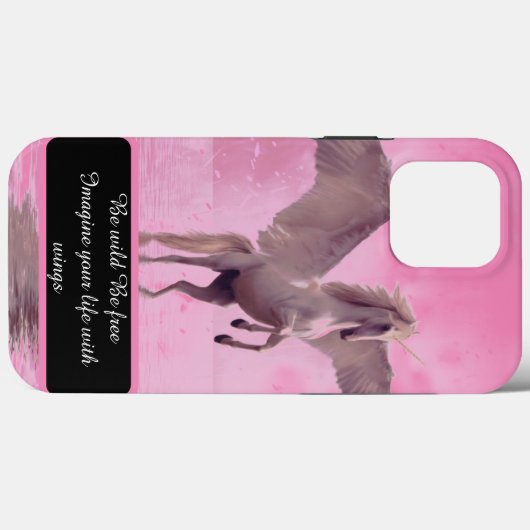 Pegasus is vrij Case-Mate iPhone case (Achterkant (horizontaal))