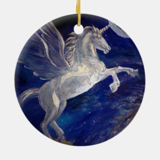 Pegasus Keramisch Ornament (Achterkant)