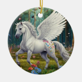 Pegasus Mare in de lente Keramisch Ornament