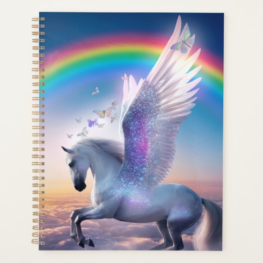 Pegasus met Regenboog Planner (Voorkant)