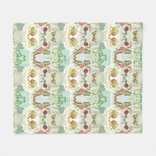 Pegasus Mythomorphosis With Medusa and Chimera Fleece Deken (Voorkant (Horizontaal))