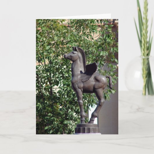 Pegasus op het Plaza Kaart (Voorkant)