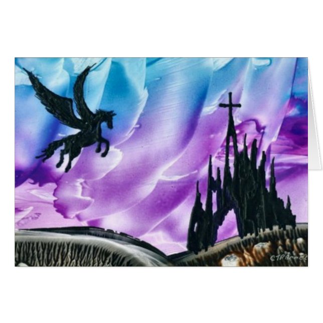 Pegasus op Ruins (Voorkant Horizontaal)