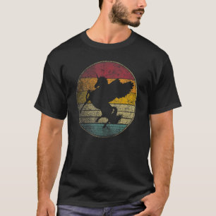 Pegasus Paard Eenhoorn Vintage Vervuild Retro 70s T-shirt