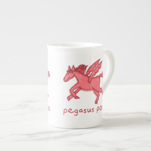 Pegasus Posse Bone China Mok (Voorkant rechts)