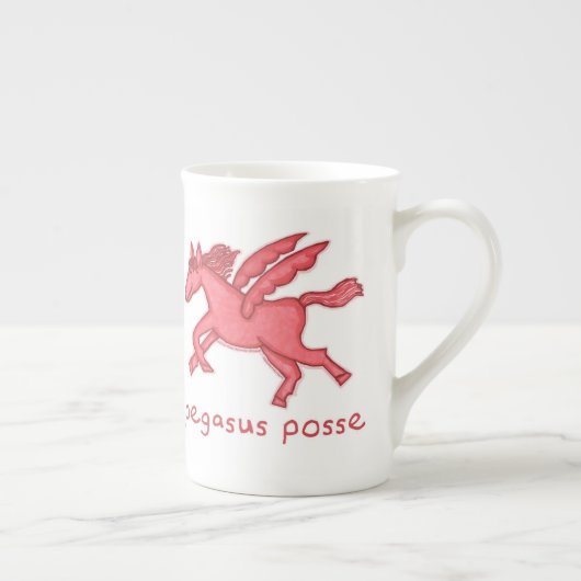 Pegasus Posse Bone China Mug (Droite)