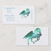 Pegasus prenant le carte de visite de vol (Devant / Derrière)