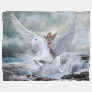 Pegasus Unicorn Fleece Deken