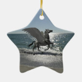 Pegasus vlucht keramisch ornament (Achterkant)